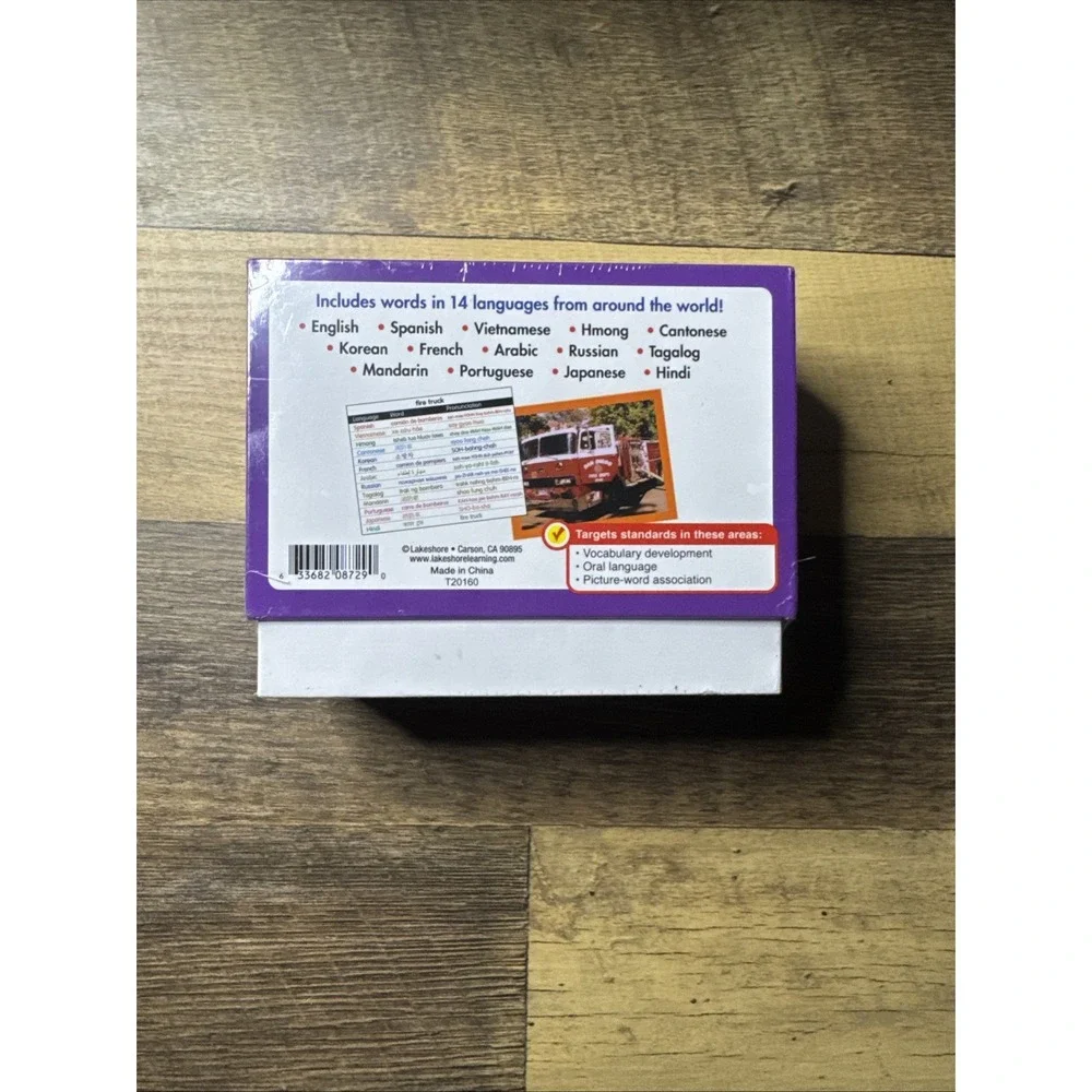 Lakeshore Around Our Community Photo Card Library Preschool Vocabulary Cards